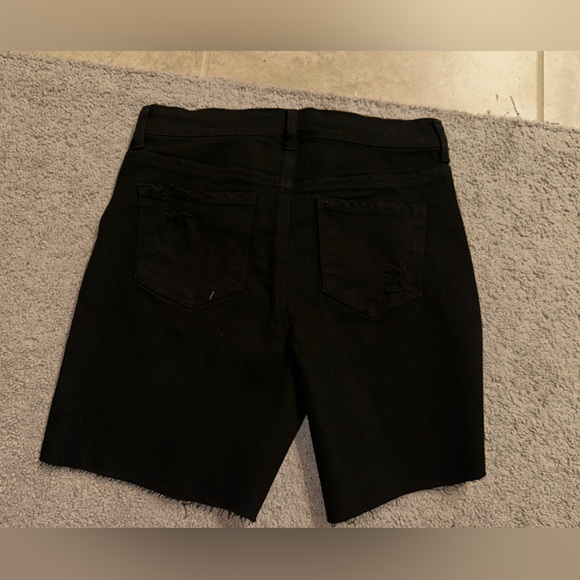 Black comfort stretch better cotton , Bermuda Short shorts size small maternity - Picture 1 of 4